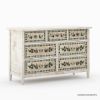 Picture of Cotswolds Handpainted Mango Wood 7 Drawer Bedroom Dresser