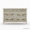 Picture of Cotswolds Handpainted Mango Wood 7 Drawer Bedroom Dresser