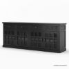 Picture of Dallas Ranch Rustic Solid Wood 4 Drawer Extra Long Buffet Cabinet