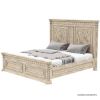 Picture of Nebula Traditional Style Rustic Solid Wood Platform Bed