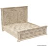 Picture of Nebula Traditional Style Rustic Solid Wood Platform Bed