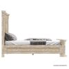 Picture of Nebula Traditional Style Rustic Solid Wood Platform Bed