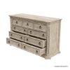 Picture of Nebula Rustic Solid Wood Large Dresser With 9 Drawers