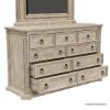 Picture of Nebula Rustic Solid Wood Large Dresser With 9 Drawers