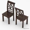 Picture of Chester Rustic Solid Wood Dining Table Set