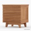 Picture of Hackney Mid-Century Modern Teak Wood 4 Piece Bedroom Collection