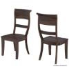Picture of Clanton Rustic Solid Wood Round Dining Table Chair Set