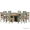 Picture of Wilmington Rustic Reclaimed Wood Square Dining Room Set