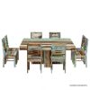 Picture of Wilmington Rustic Reclaimed Wood Square Dining Room Set