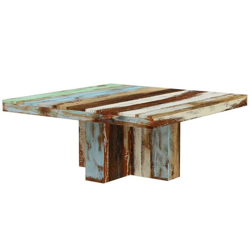 Picture of Wilmington Rustic Reclaimed Wood Square Dining Table