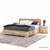 Picture of Cumbria Handcrafted Rustic Solid Mango Wood Carved Platform Bed