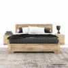 Picture of Cumbria Handcrafted Rustic Solid Mango Wood Carved Platform Bed