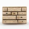 Picture of Cumbria Handcrafted Rustic Solid Mango Wood Carved 10 Drawer Dresser