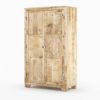 Picture of Cumbria Handcrafted Rustic Solid Mango Wood Large Clothing Armoire 
