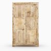 Picture of Cumbria Handcrafted Rustic Solid Mango Wood Large Clothing Armoire 