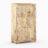 Picture of Cumbria Handcrafted Rustic Solid Mango Wood Large Clothing Armoire 