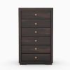 Picture of Basildon Modern Farmhouse Solid Wood 6 Drawer Tall Dresser
