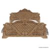 Picture of Preston Solid Teak Wood Traditional Rustic Platform Bed