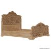 Picture of Preston Solid Teak Wood Traditional Rustic Platform Bed