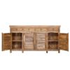 Picture of Flintshire Rustic Solid Wood 4 Drawer Extra Long Sideboard Cabinet