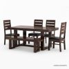 Picture of Galveston Rustic Solid 7 Piece Dining Room Set