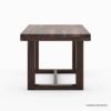 Picture of Galveston Rustic Solid Dining Table With Square Framed Legs