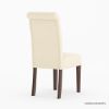 Picture of Sierra Rustic Solid Wood Sutton Upholstered Parsons Chair