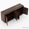 Picture of Sierra Rustic Solid Wood Buffet Sideboard Cabinet with Storage