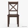 Picture of Anacortes Handcrafted Rustic Solid Rosewood Cross Back Dining Chair