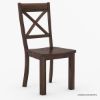 Picture of Anacortes Handcrafted Rustic Solid Rosewood Cross Back Dining Chair