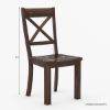 Picture of Anacortes Handcrafted Rustic Solid Rosewood Cross Back Dining Chair