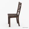 Picture of Anacortes Handcrafted Rustic Solid Rosewood Cross Back Dining Chair