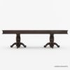 Picture of Nottingham Rustic Solid Wood Double Pedestal Dining Table