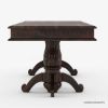 Picture of Nottingham Rustic Solid Wood Double Pedestal Dining Table