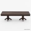 Picture of Nottingham Rustic Solid Wood Double Pedestal Dining Table