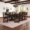 Picture of Nottingham Rustic Solid Wood Double Pedestal Dining Table