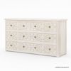 Picture of Gallatin Handcarved Solid Wood 6 Drawer Bedroom Dresser