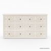 Picture of Gallatin Handcarved Solid Wood 6 Drawer Bedroom Dresser