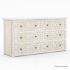 Picture of Gallatin Handcarved Solid Wood 6 Drawer Bedroom Dresser
