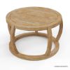 Picture of Dubbo Solid Wood 4 Piece Round Nesting Coffee Table Set 