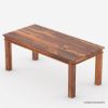 Picture of Seward Rustic Solid Wood Dining Table Chair Set