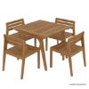 Picture of Lavenham Teak Outdoor Dining Set for 4