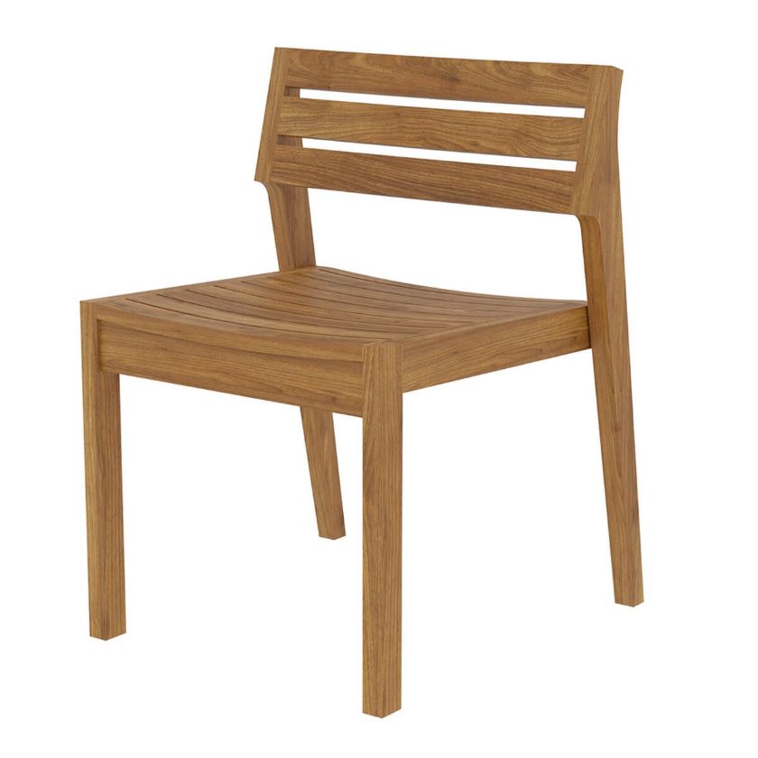 Picture of Lavenham Teak Wood Outdoor Dining Chair