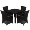 Picture of Sorrento Outdoor Wicker Dining Set for 4