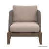 Picture of Valence Ash Gray Teak Wood Outdoor Single Seater Sofa