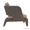 Picture of Valence Ash Gray Teak Wood Outdoor Single Seater Sofa