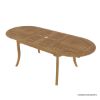 Picture of Picklescott Teak Oval  Extendable Outdoor Dining Set with Umbrella Hole 