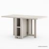 Picture of Lazio Folding Outdoor Teak Dining Table Set With Foldable Chairs