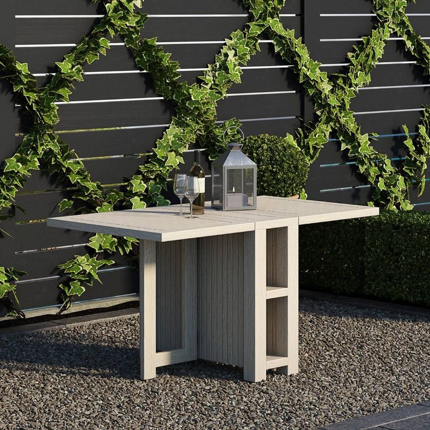 Picture of Lazio Outdoor 60" Teak Wood Folding Dining Table