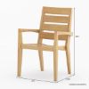 Picture of Hamburg Teak Outdoor Dining Armchair